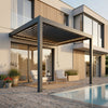 Professional aluminum pergola installation by a licensed California contractor