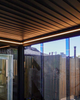 Rinova Pergola aluminum pergola installed on a Southern California backyard patio