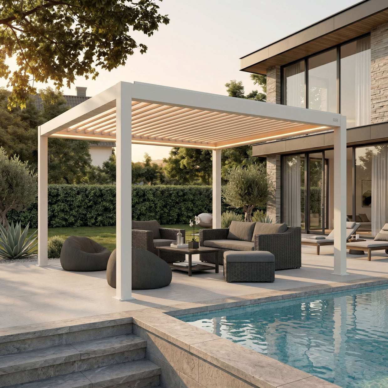 Venta Louvered Roof | Motorized Louvered Aluminum Pergola Kit