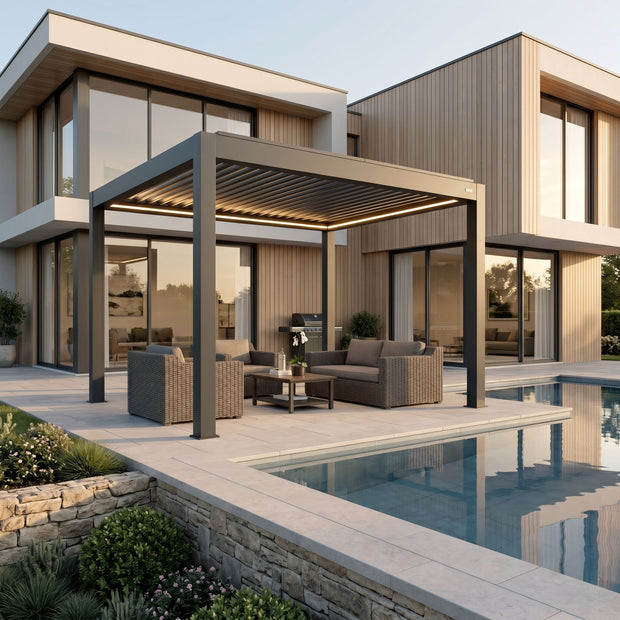 Venta Louvered Roof | Motorized Louvered Aluminum Pergola Kit
