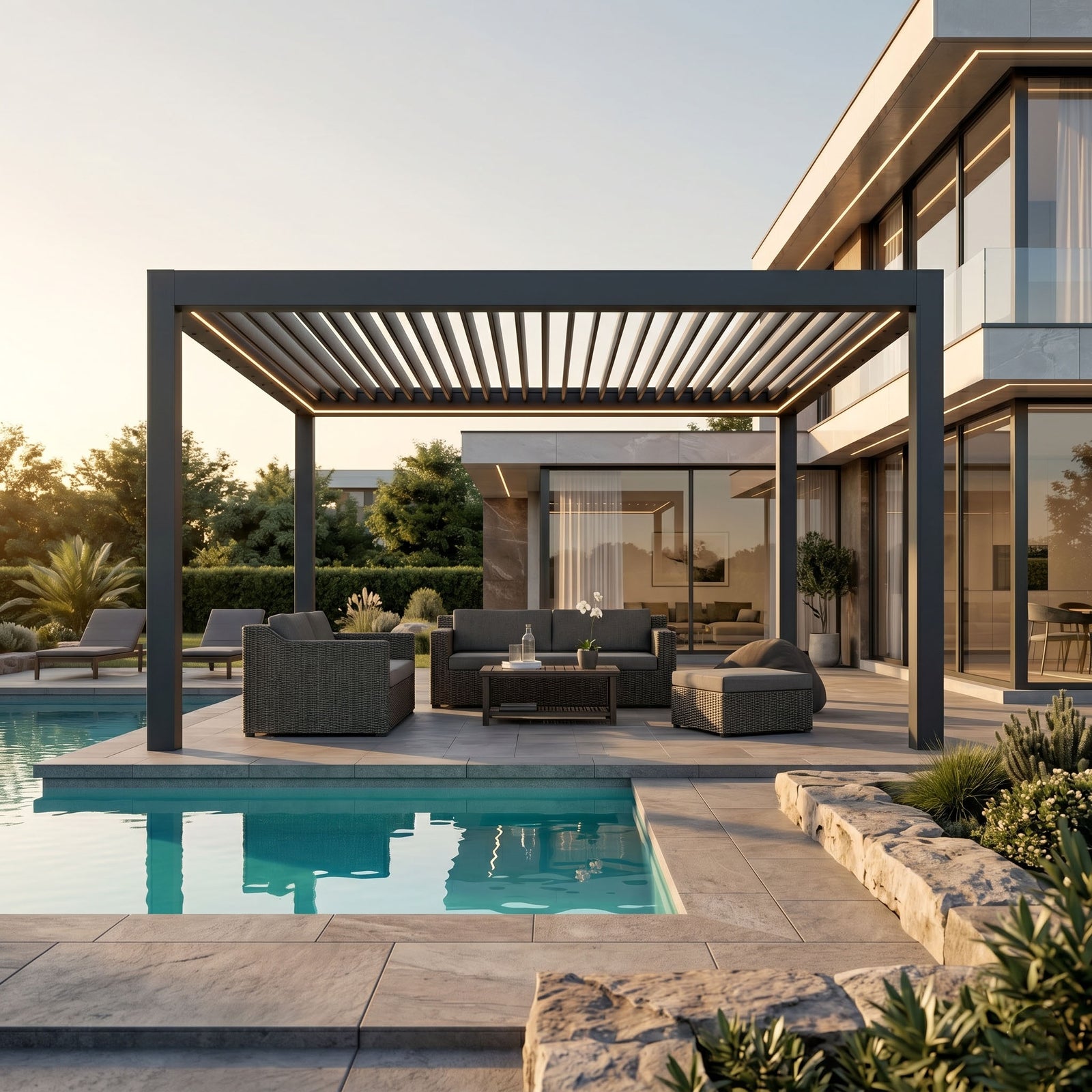 Custom Rinova pergola project