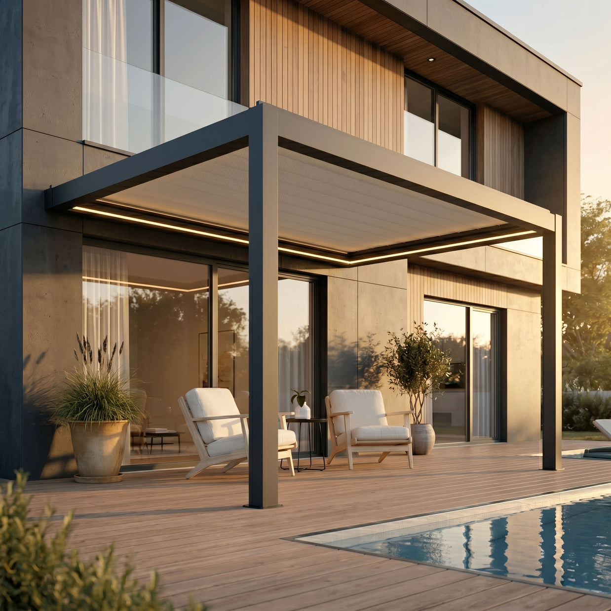 Venta Louvered Roof | Motorized Louvered Aluminum Pergola Kit