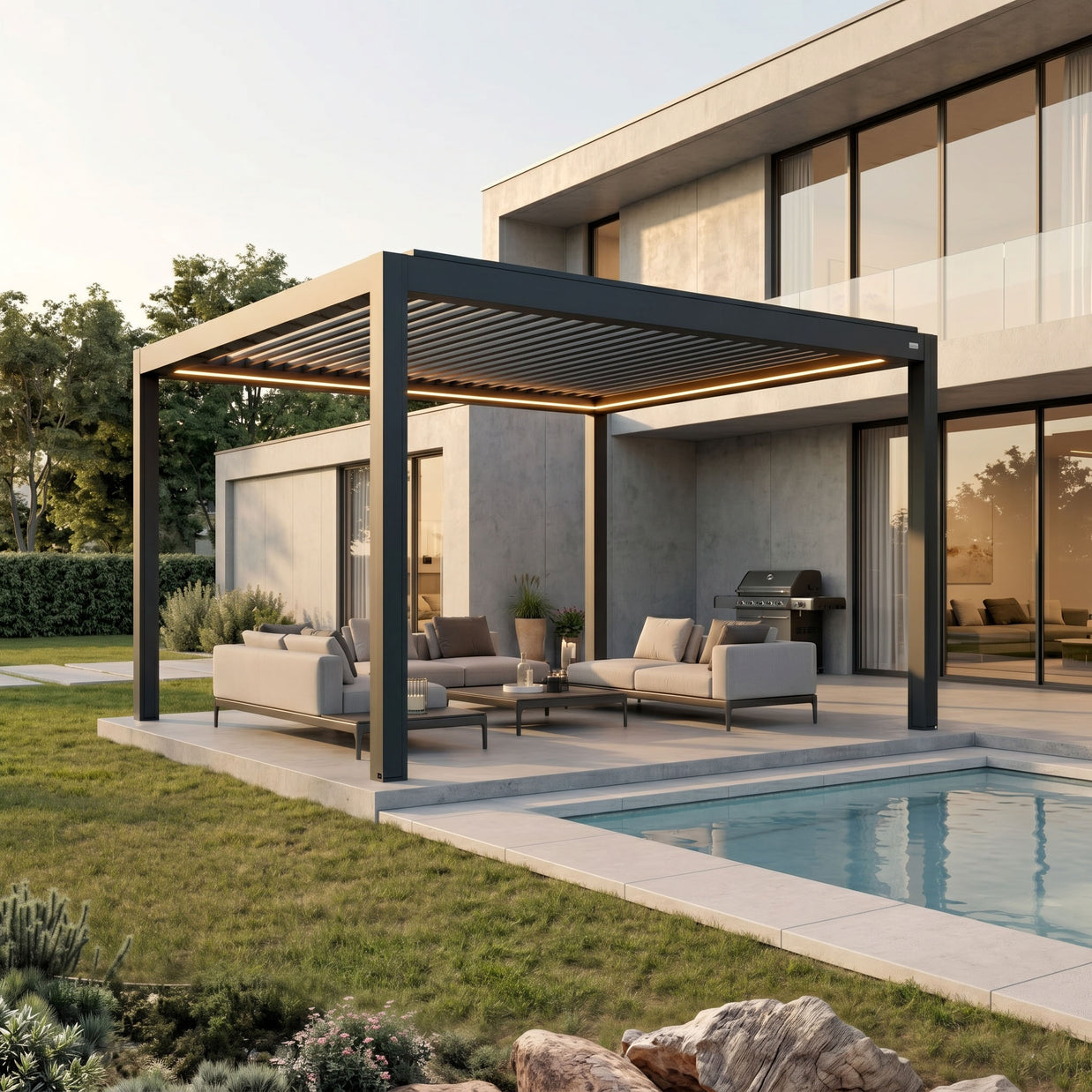 Venta Louvered Roof | Motorized Louvered Aluminum Pergola Kit