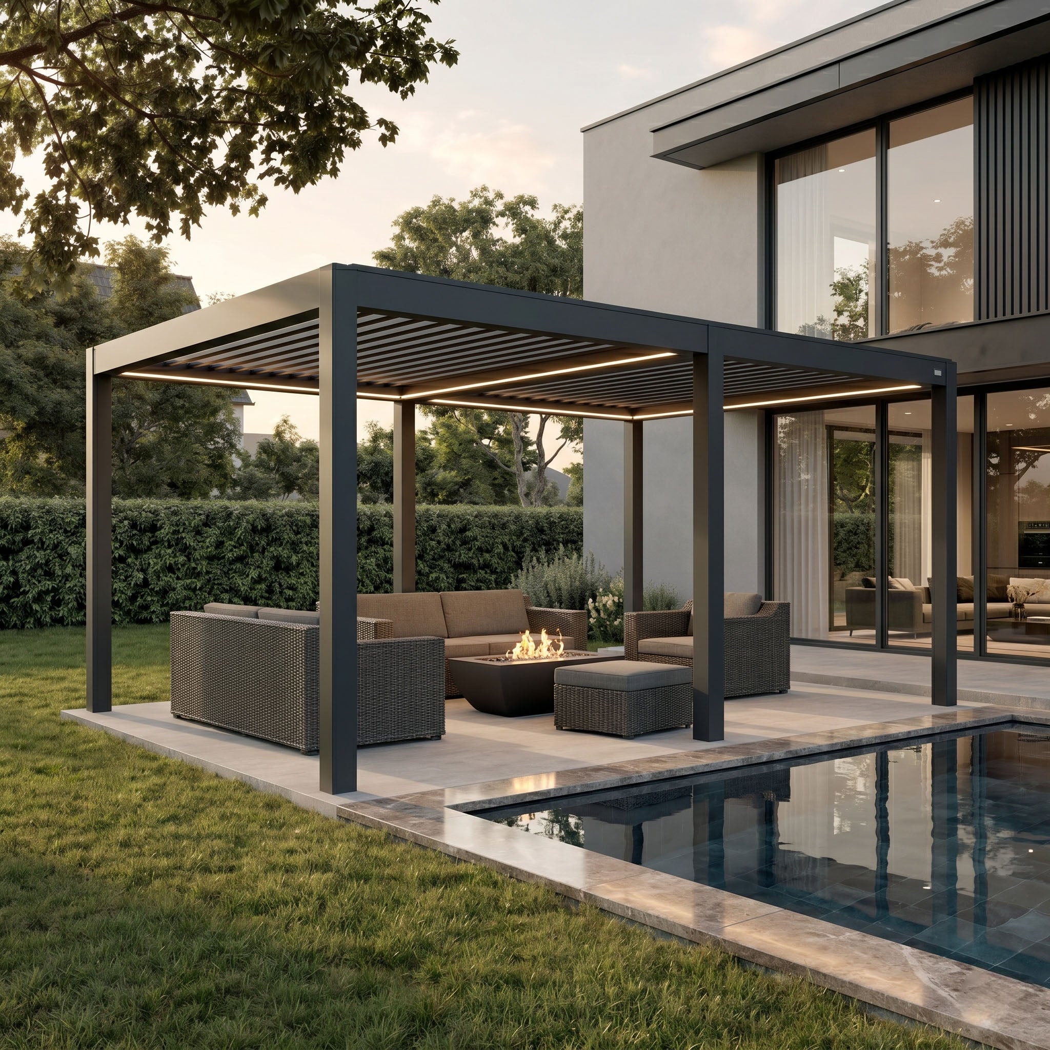Venta Louvered Roof | Motorized Louvered Aluminum Pergola Kit