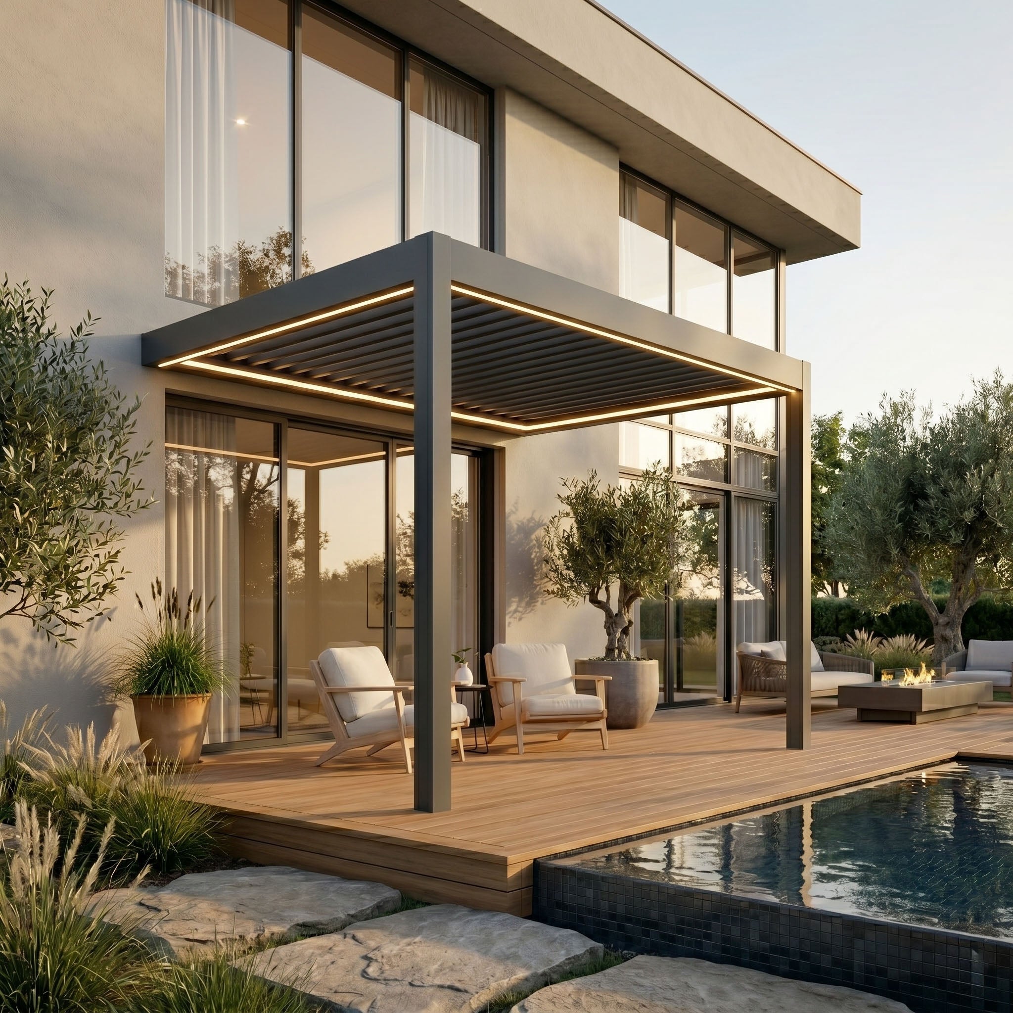 Venta Louvered Roof | Motorized Louvered Aluminum Pergola Kit