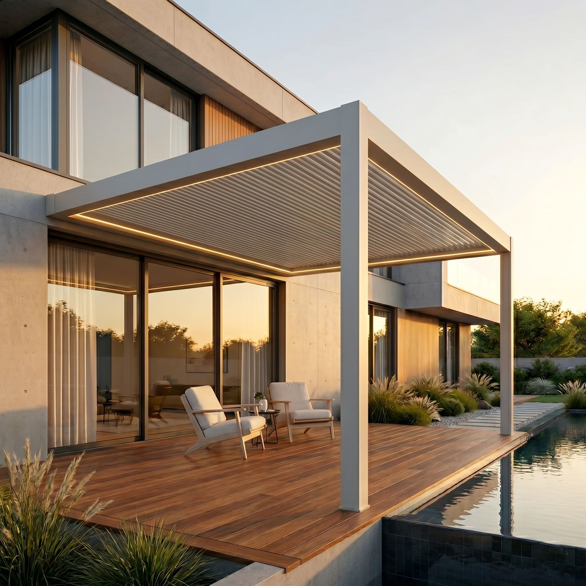Venta Louvered Roof | Motorized Louvered Aluminum Pergola Kit