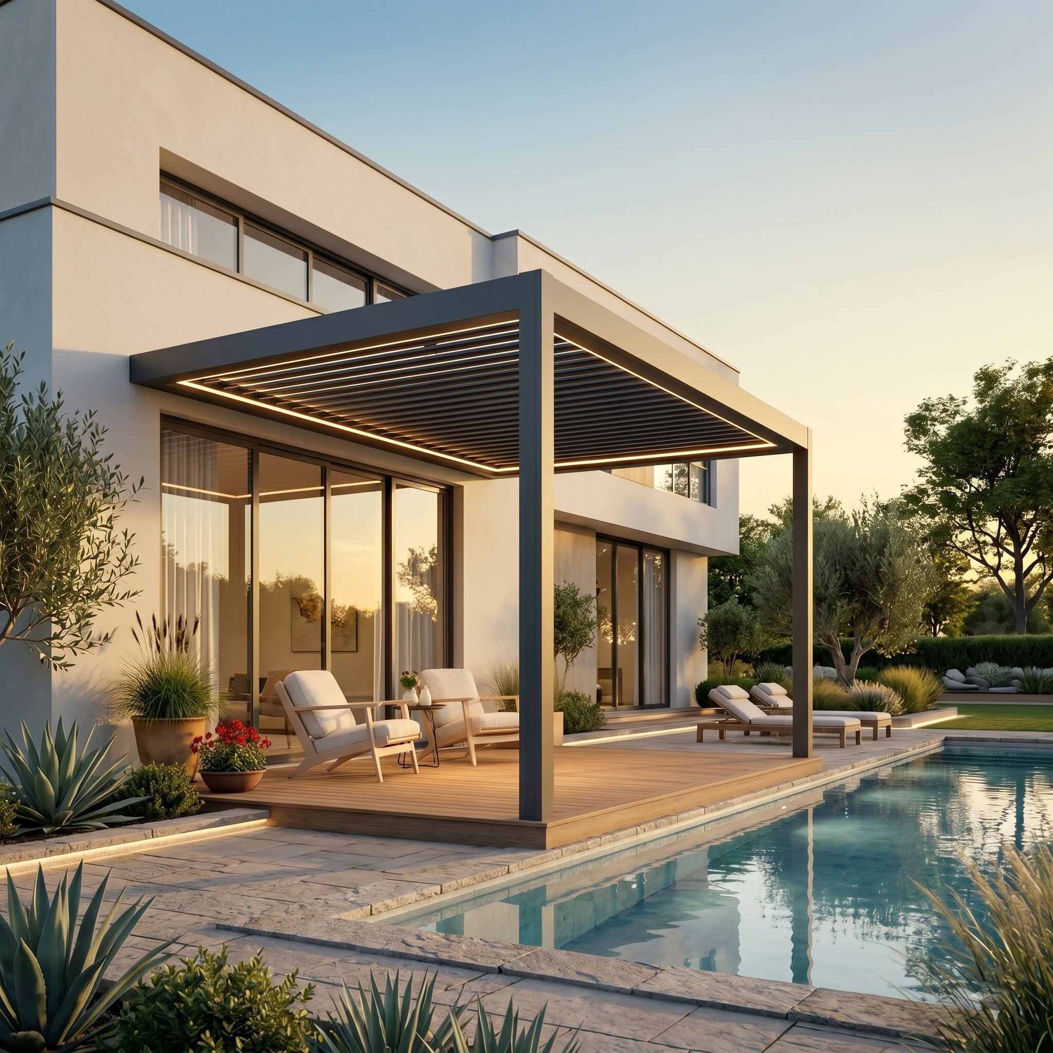Venta Louvered Roof | Motorized Louvered Aluminum Pergola Kit