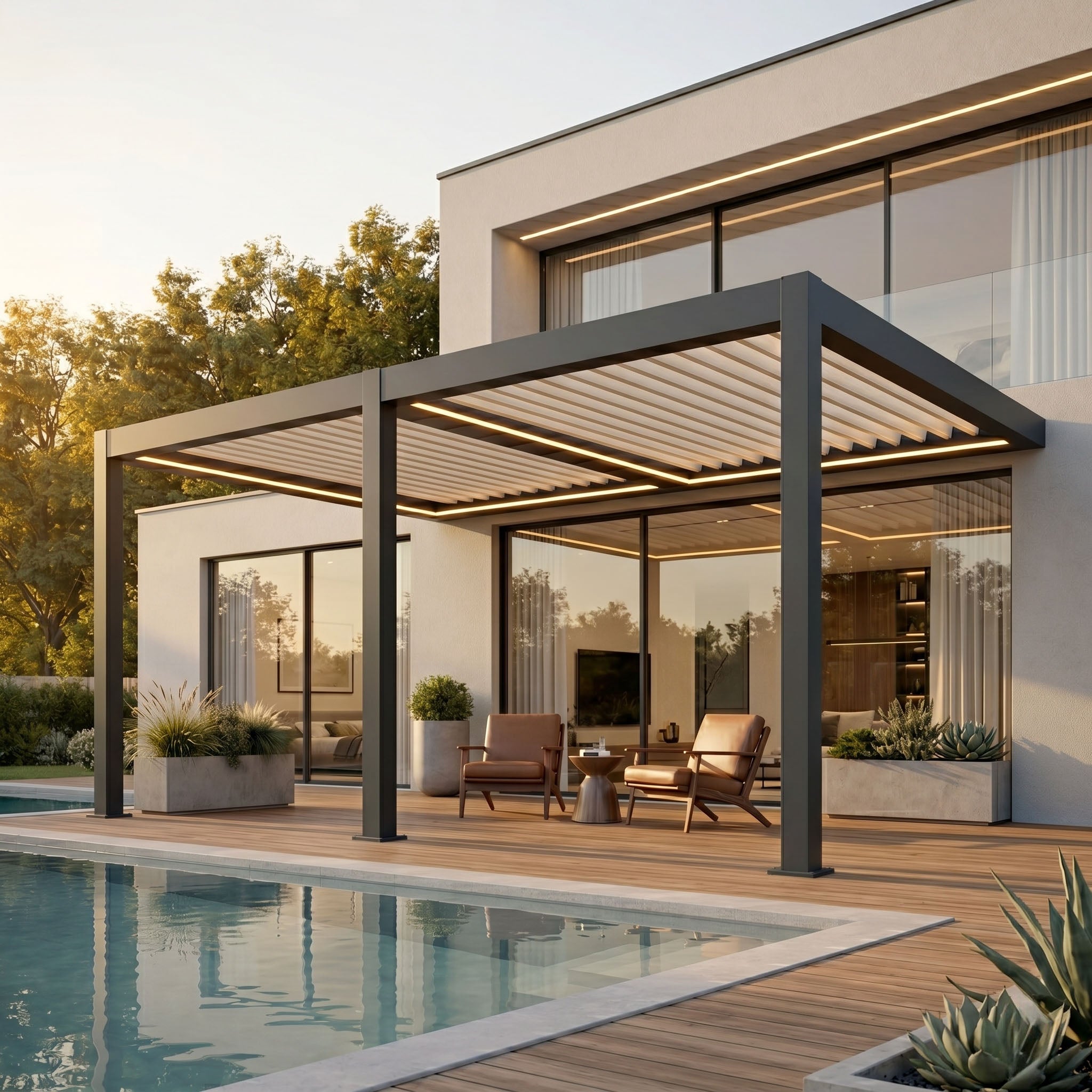 Venta Louvered Roof | Motorized Louvered Aluminum Pergola Kit