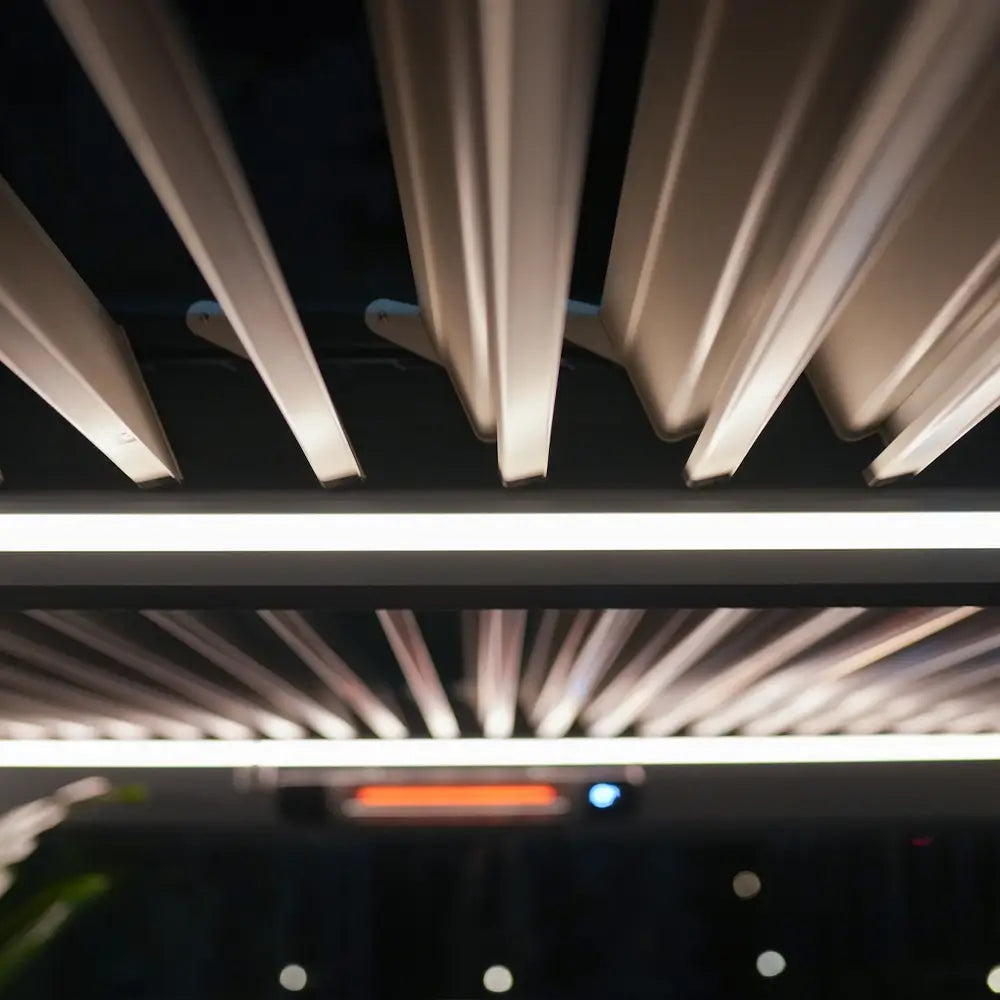 LED lighting for pergola