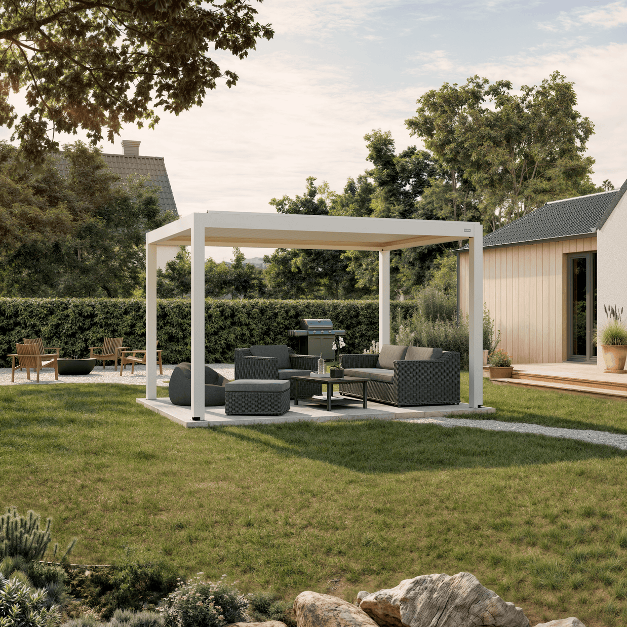 Venta Louvered Roof | Motorized Louvered Aluminum Pergola