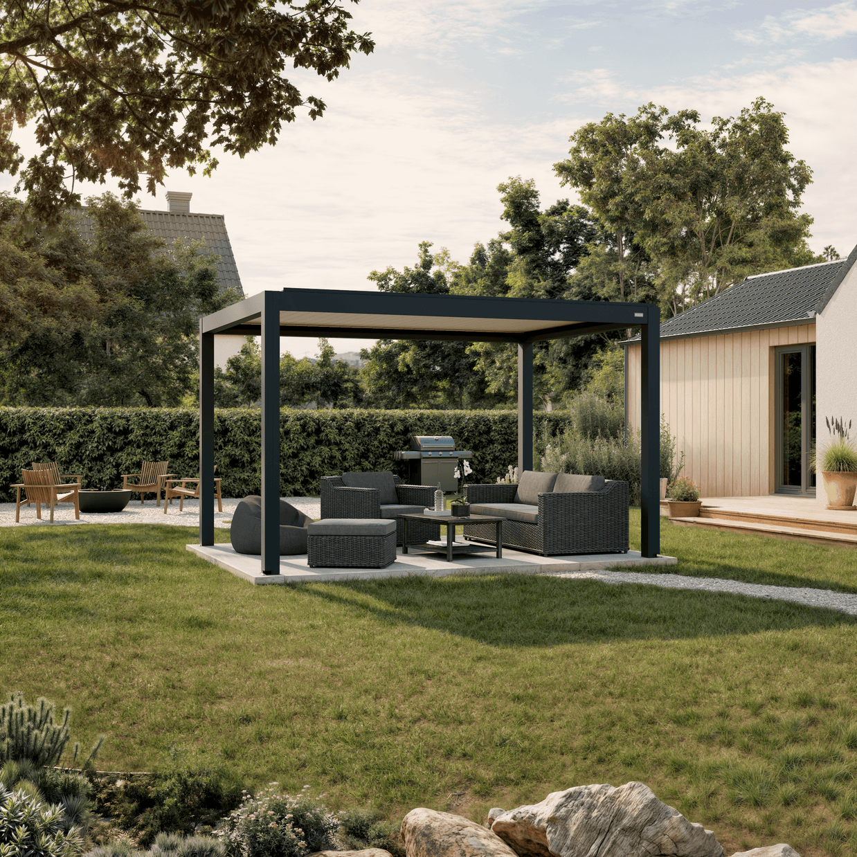 Venta Louvered Roof | Motorized Louvered Aluminum Pergola