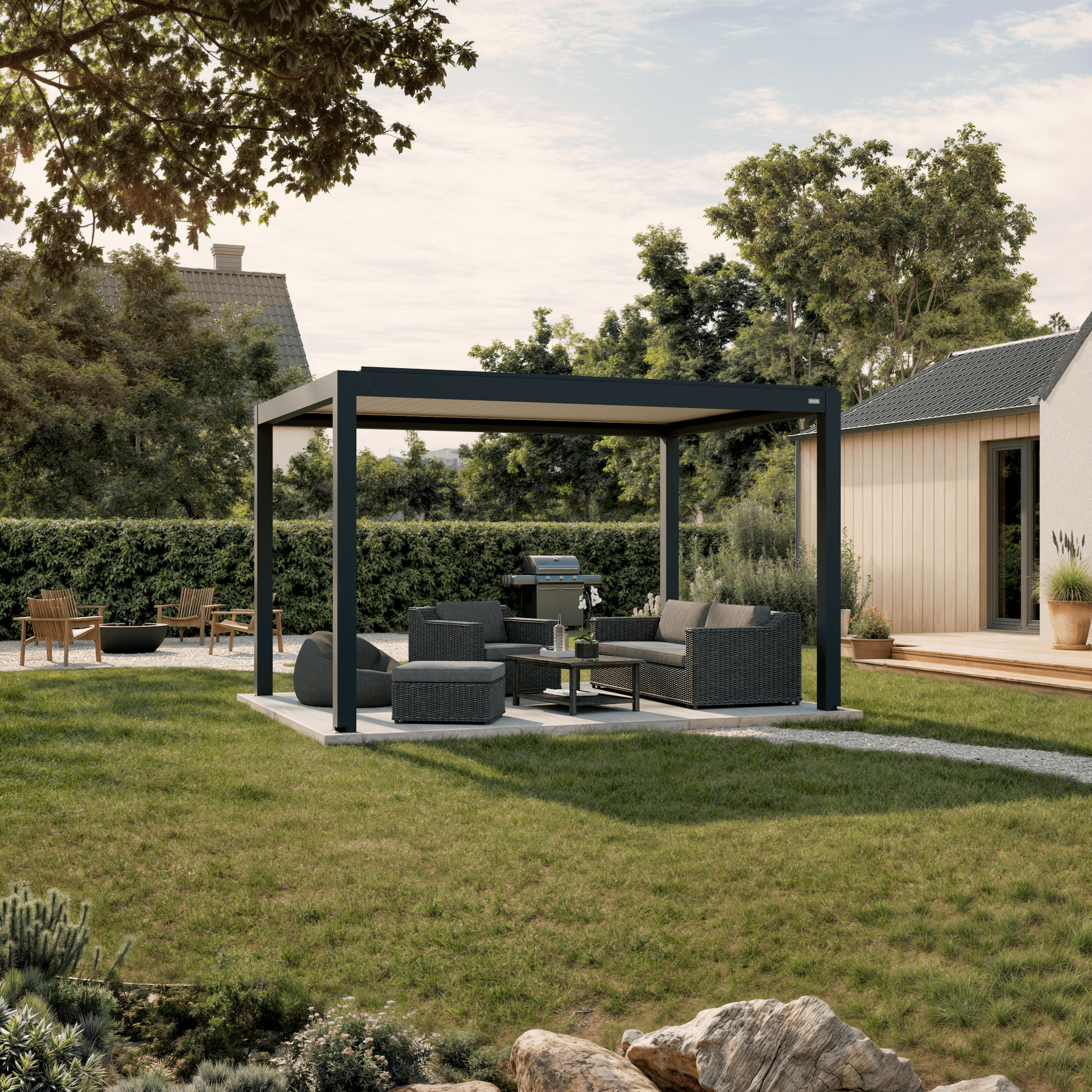 Venta Louvered Roof | Motorized Louvered Aluminum Pergola