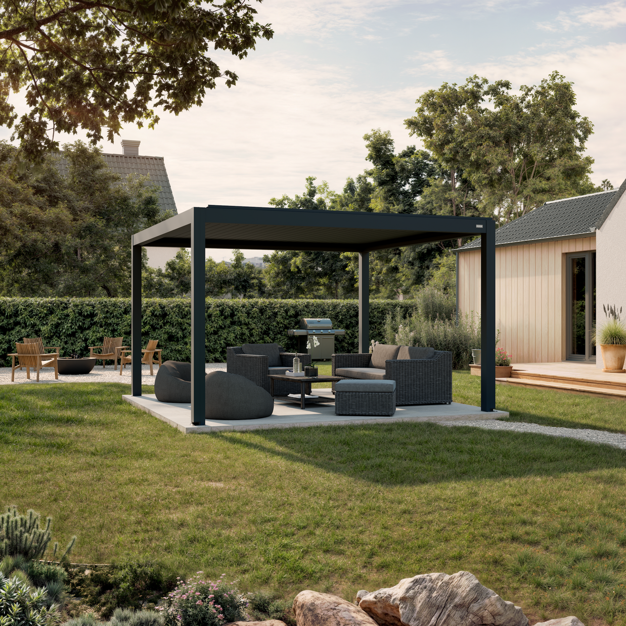 Venta Louvered Roof | Motorized Louvered Aluminum Pergola