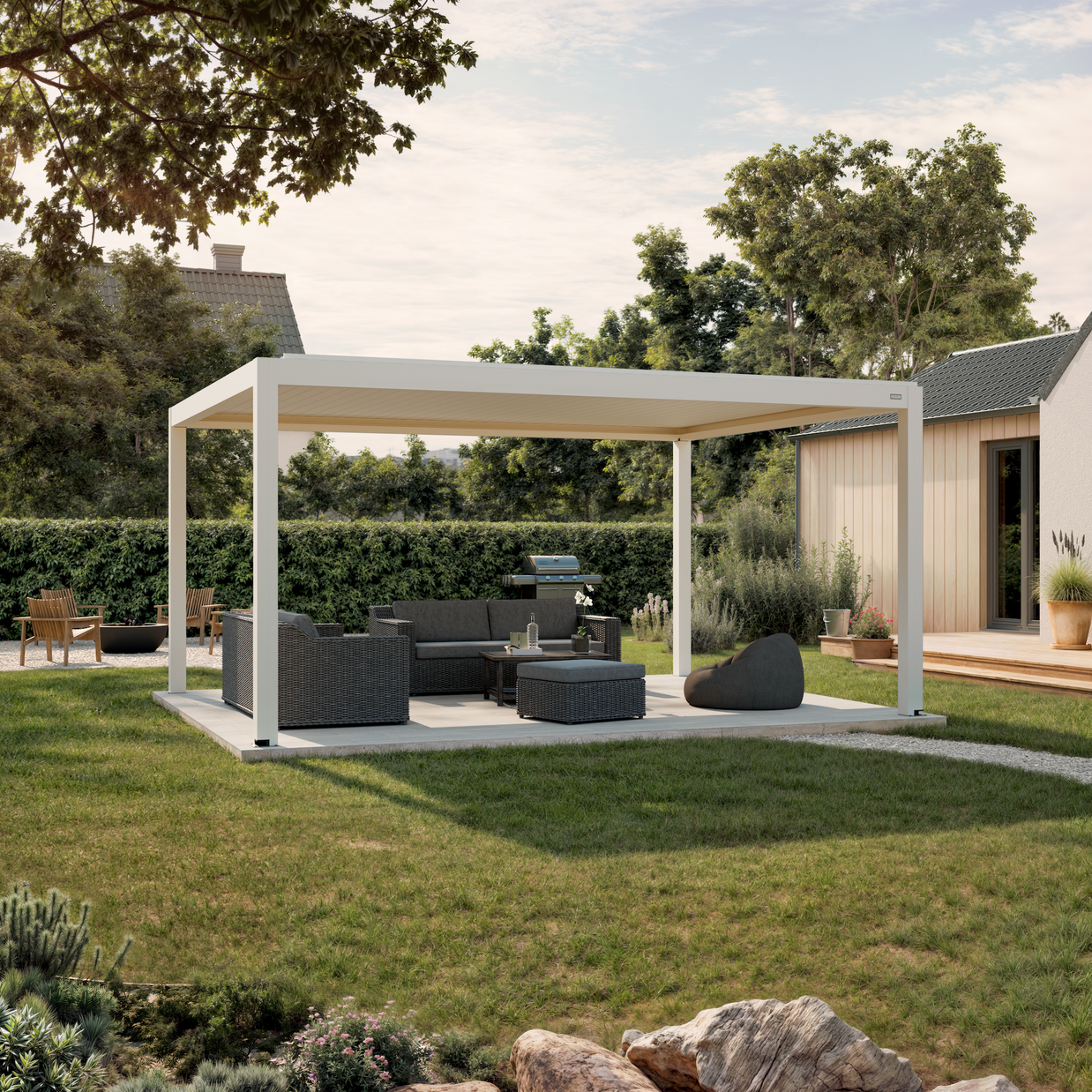 Venta Louvered Roof | Motorized Louvered Aluminum Pergola