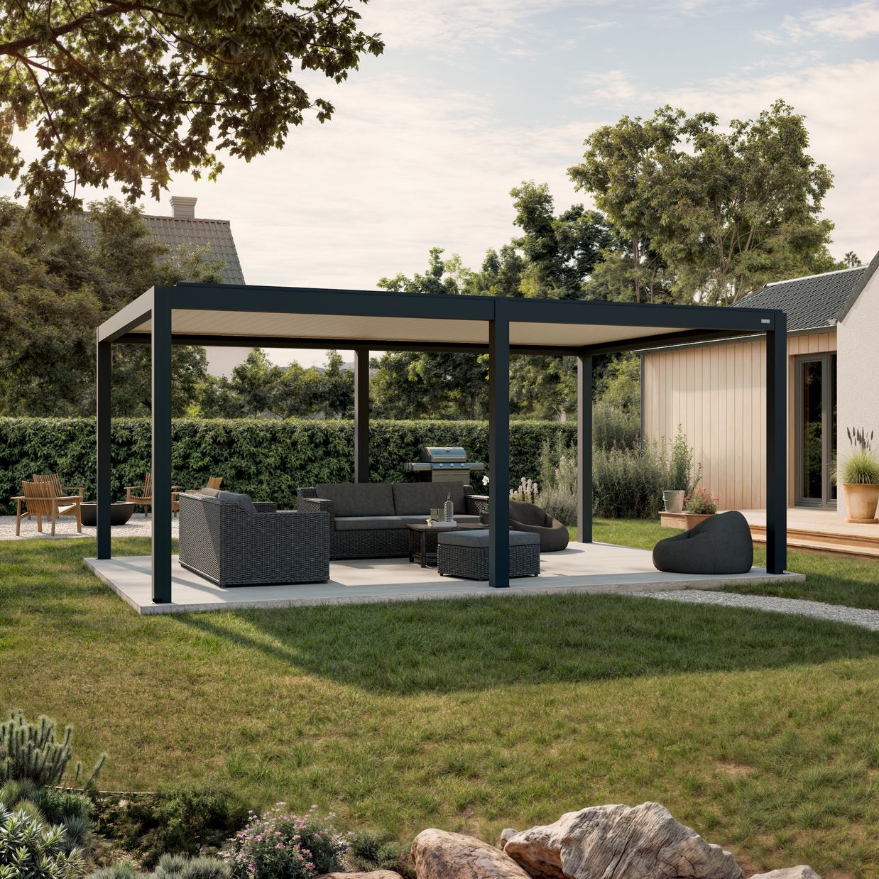 Venta Louvered Roof | Motorized Louvered Aluminum Pergola