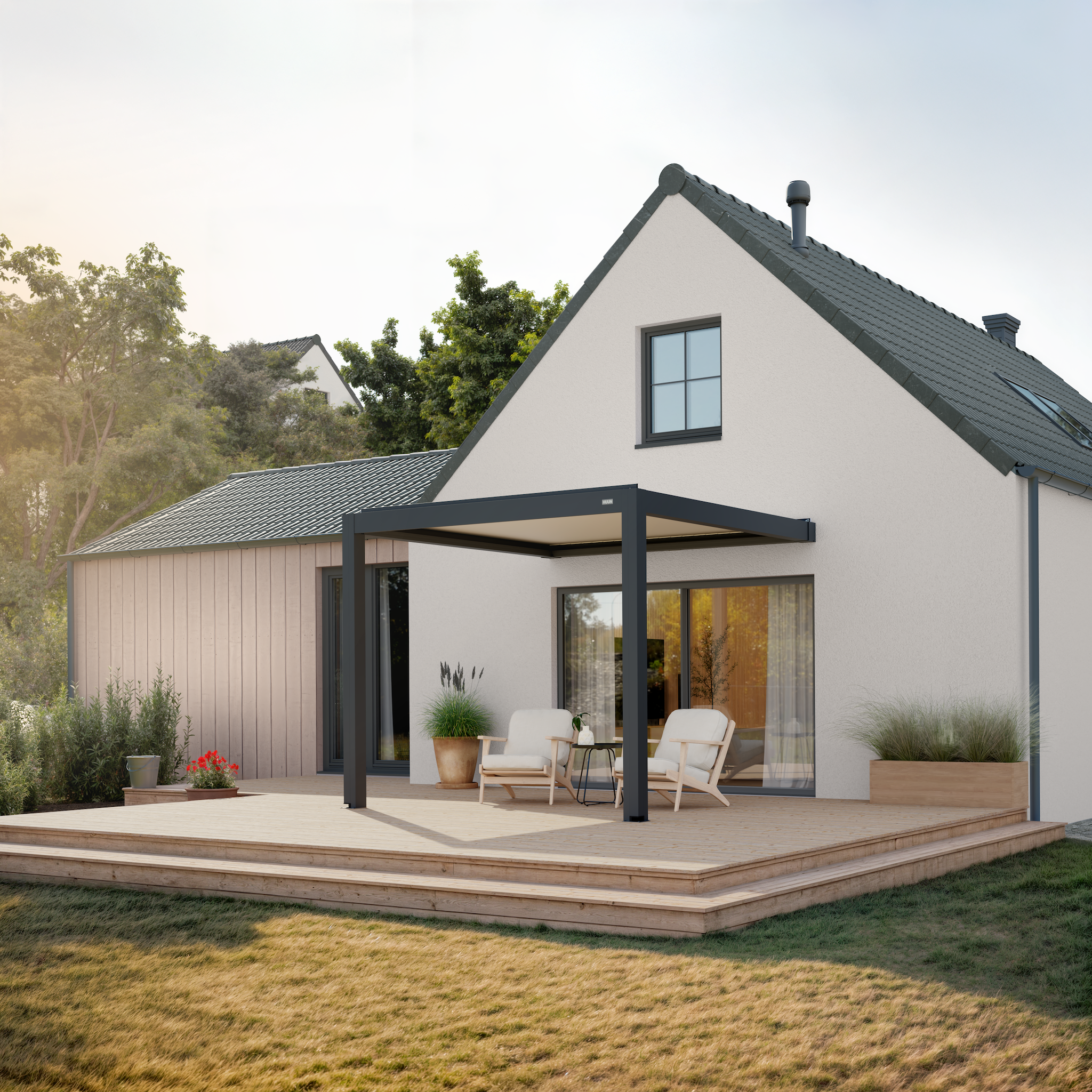 Venta Louvered Roof | Motorized Louvered Aluminum Pergola