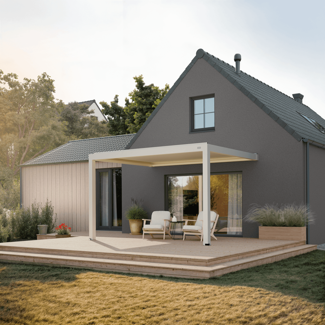 Venta Louvered Roof | Motorized Louvered Aluminum Pergola