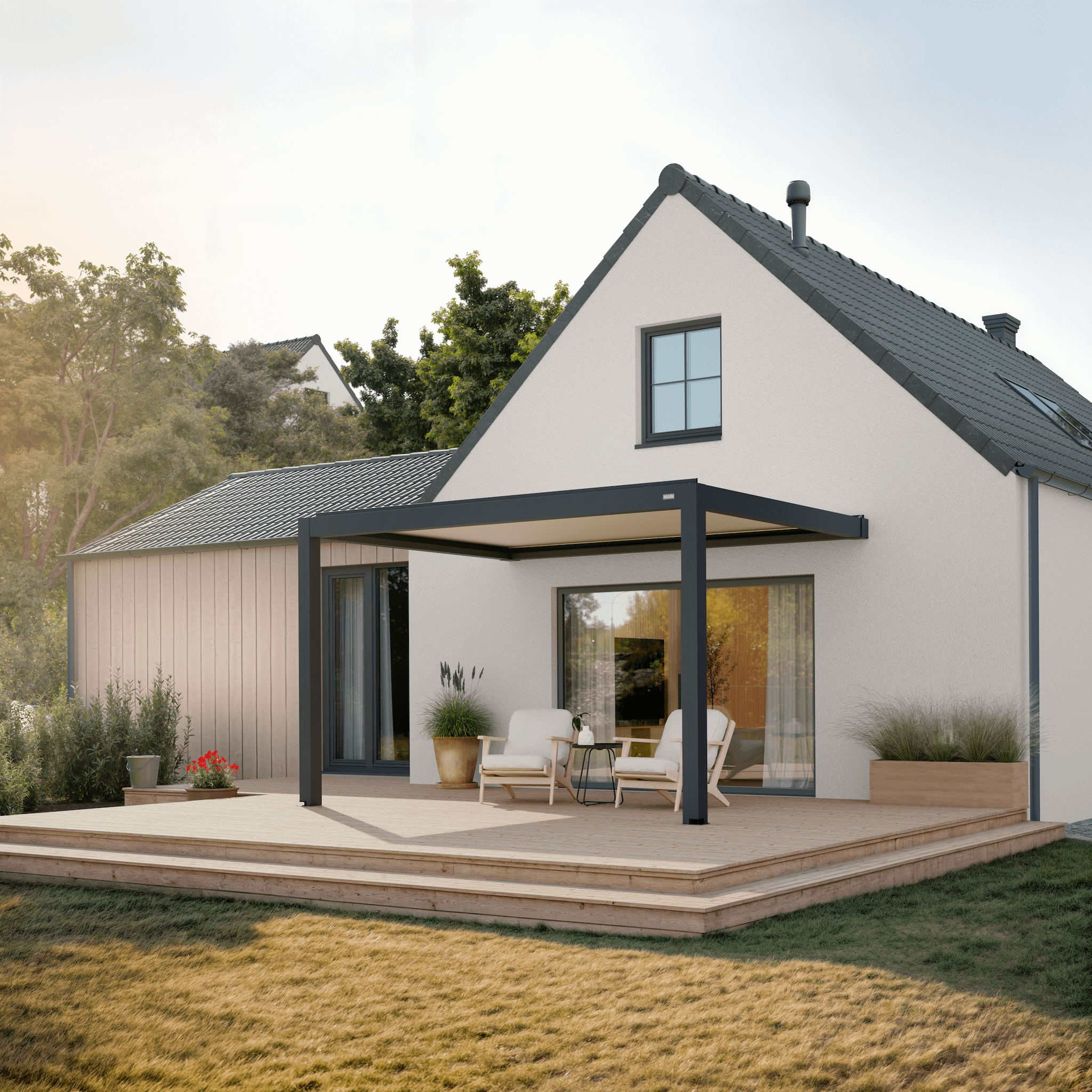 Venta Louvered Roof | Motorized Louvered Aluminum Pergola