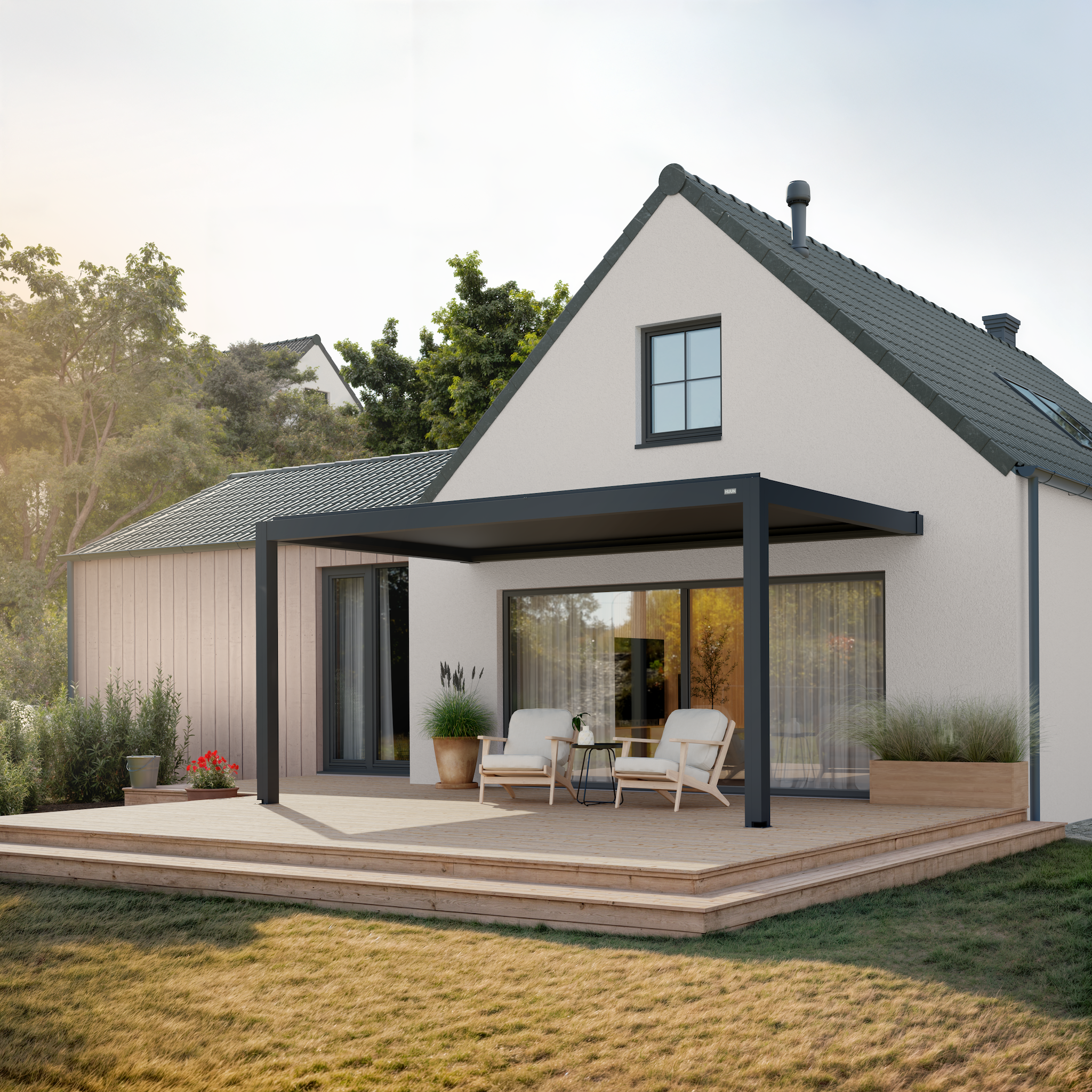 Venta Louvered Roof | Motorized Louvered Aluminum Pergola