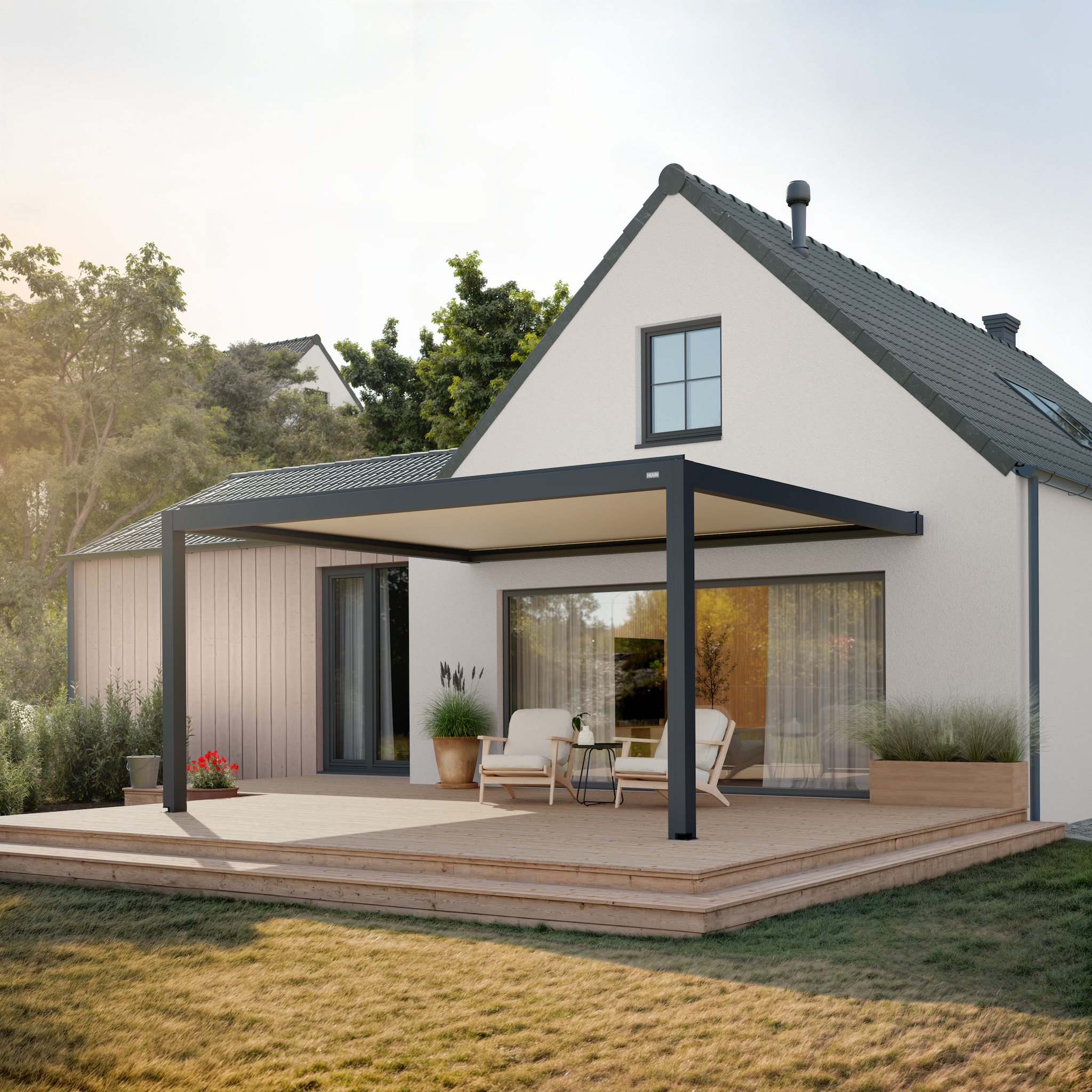 Venta Louvered Roof | Motorized Louvered Aluminum Pergola