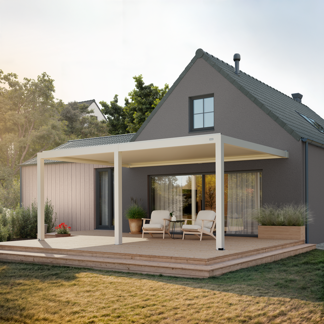 Venta Louvered Roof | Motorized Louvered Aluminum Pergola