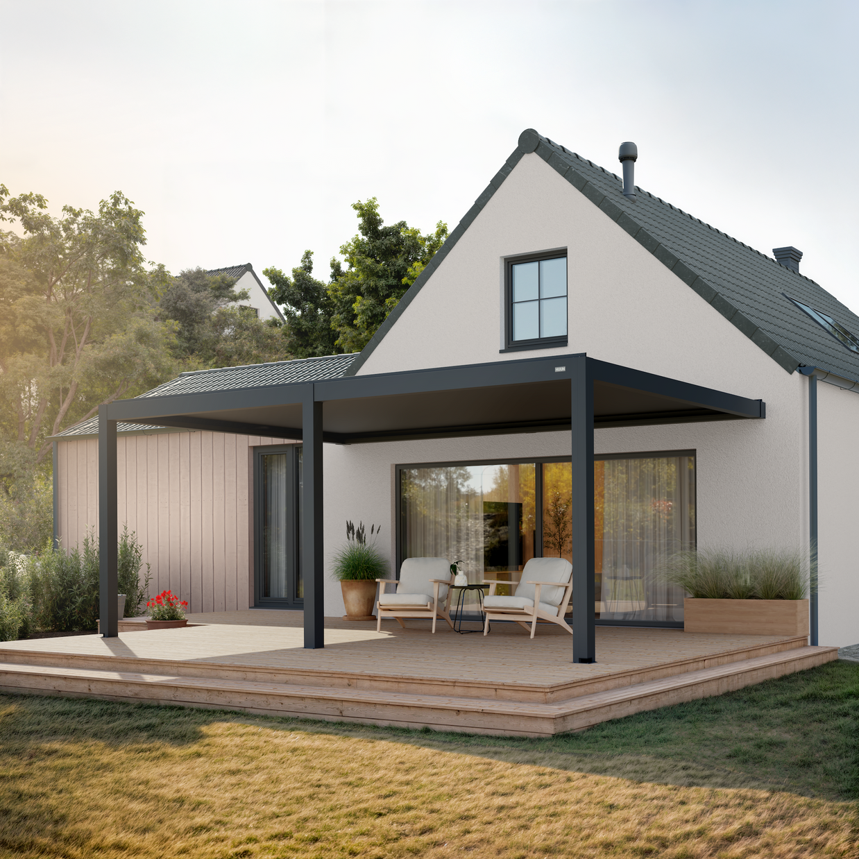 Venta Louvered Roof | Motorized Louvered Aluminum Pergola