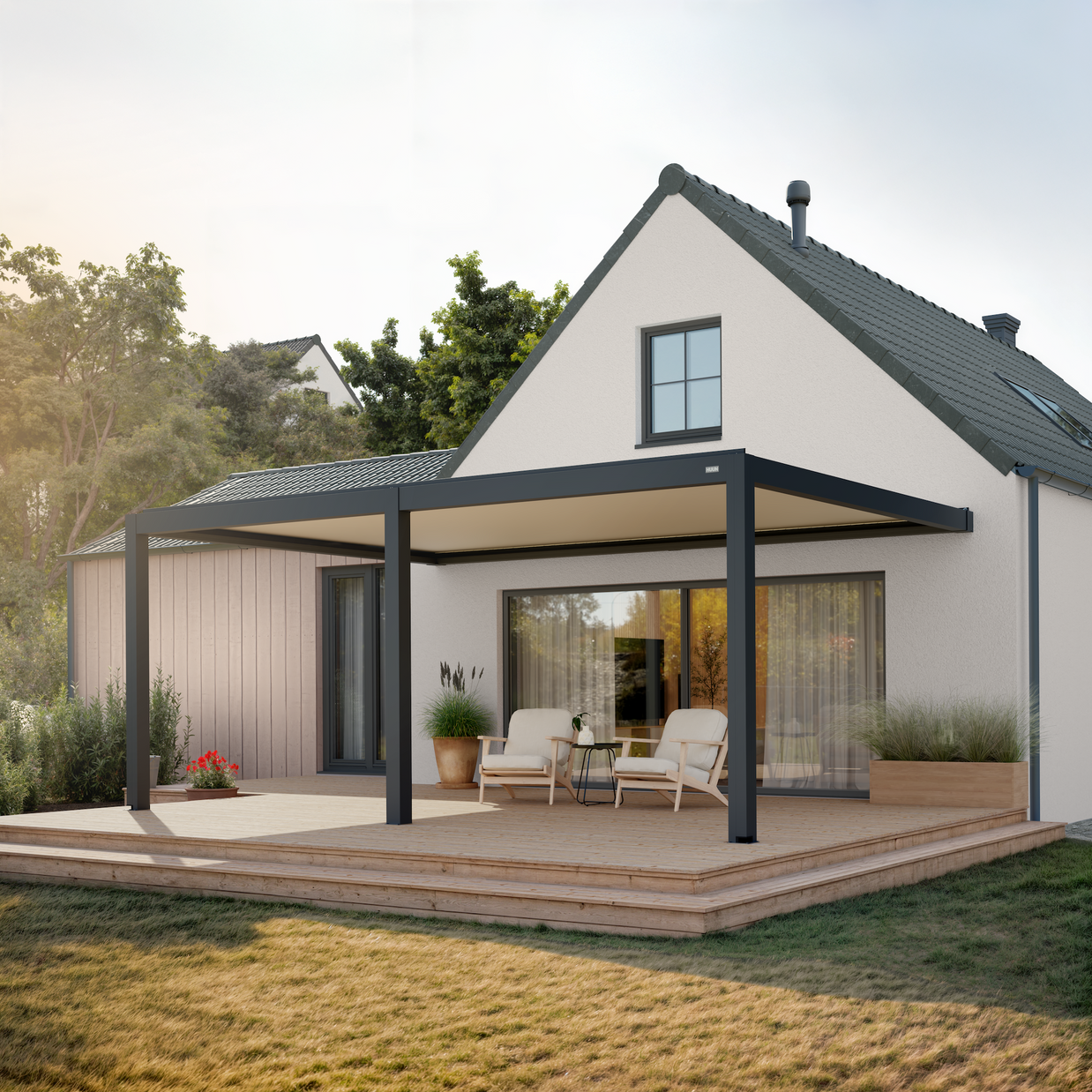 Venta Louvered Roof | Motorized Louvered Aluminum Pergola