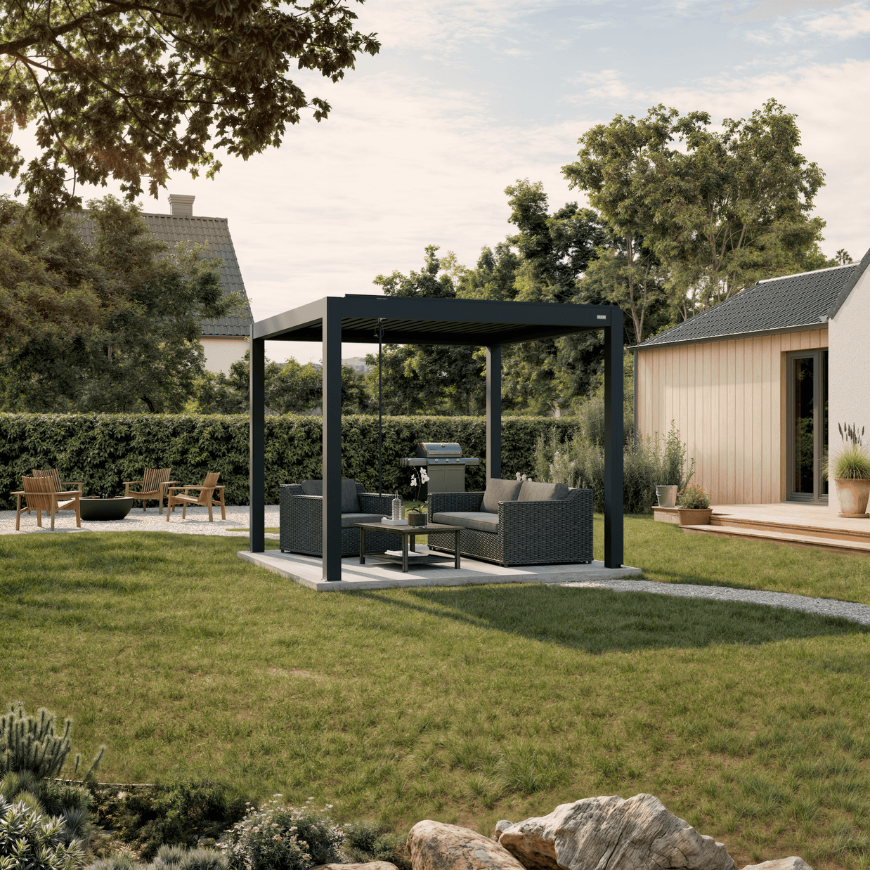 Terra Louvered Roof | Manual Control (Crank)