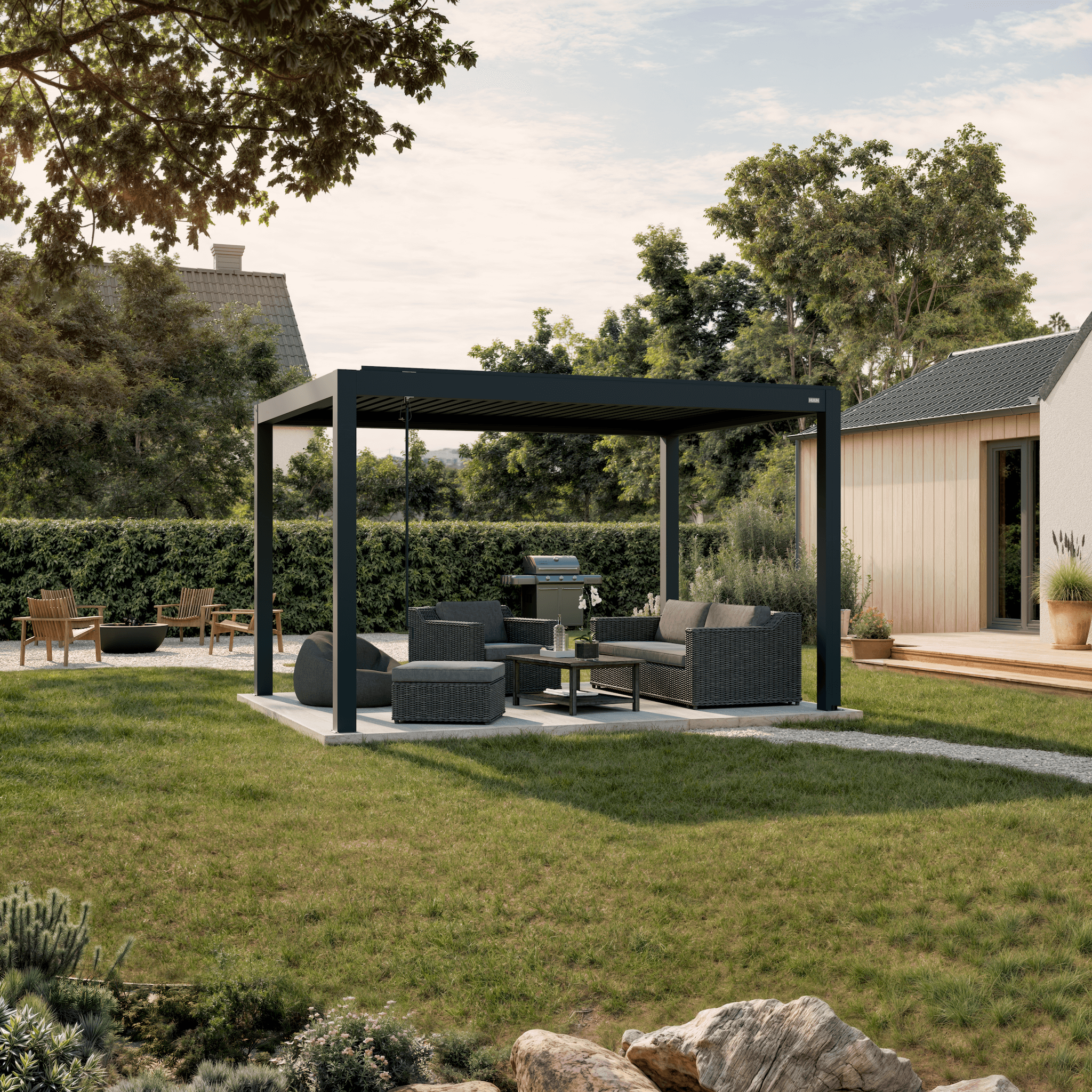 Terra Louvered Roof | Manual Control (Crank)