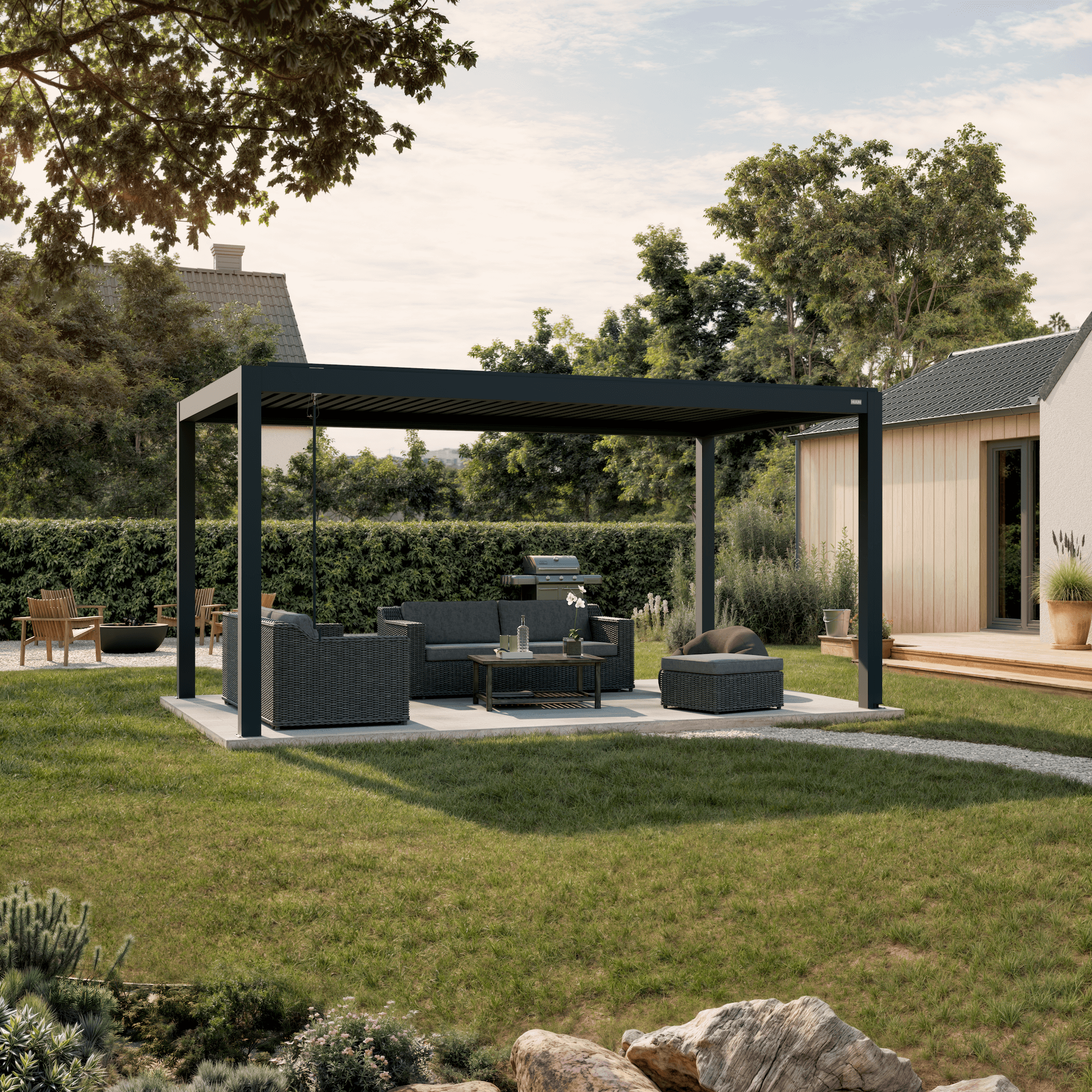 Terra Louvered Roof | Manual Control (Crank)