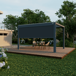 Retractable Pergola Sun Shades (Manual)