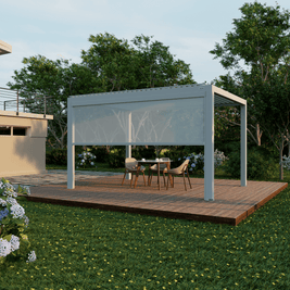 Retractable Pergola Sun Shades (Manual)