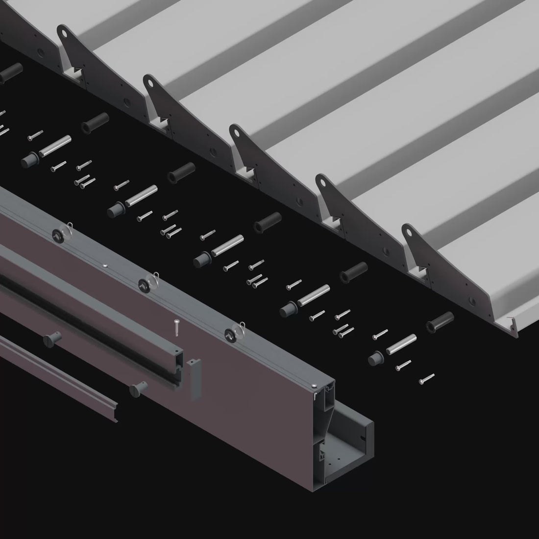rinova louver connection black