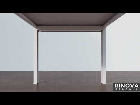Retractable manual pergola sun shades - how to install, operate and store, video guide by Rinova Pergola, Orange County CA